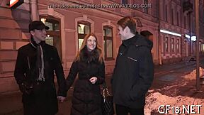 boyfriend watches girlfriend compete in nasty fuck contest!