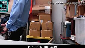 dirty lp officer punishes obedient teen shoplifter penelope reed in garage