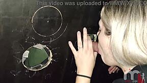 ever sucked a huge black cock through gloryhole and swallowed every drop? 🤤💦 big clit babe!