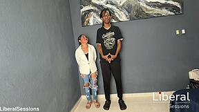 petite chica screams first time taking huge black cock deep in tight pussy