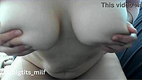 Milf bends over fingering big ass pussy hole to cum