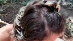 hot stepdaughter teases dad in woods loses tight ass virginity outdoors