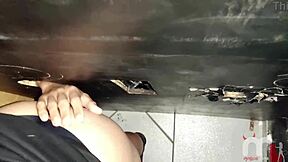 ever sucked a huge black cock through gloryhole and swallowed every drop? 🤤💦 big clit babe!