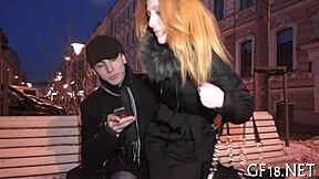 boyfriend watches girlfriend compete in nasty fuck contest!