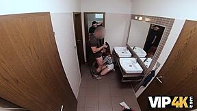 Vip4k. Guy Meets Cute Redhead Teen Mall And Fucks For Cash