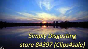 Sweet Stepdaughter Feeds Disgusting Old Man Filth!