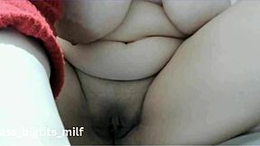 Milf bends over fingering big ass pussy hole to cum