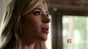 step bro rushes but step sis dares him to ease slow into her shaved pussy during their fuck game doesn't she?