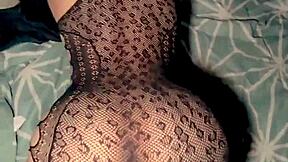 POV Petite Mexican Milf in Red Lingerie Moans Bent Over Doggy Bedroom Fuck