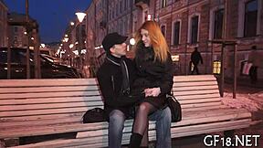 boyfriend watches girlfriend compete in nasty fuck contest!