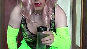 crossdressing sissy piss lover begs you fill his tube to swallow 😩💦