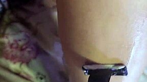 practicing some hairy pussy fetish with juicy brazilian teen in bath