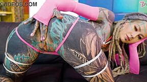 Monster Cock Rips Petite Trippy Hippie Ass To Gaping Cumshot