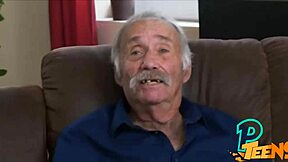 i ride this old guy's cock like crazy blonde teen pounding