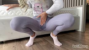 teens squirting wild in leggings comp 💦😍