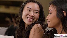 lesbian teen licks big tits stepmom pussy after swapping