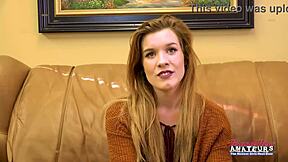 keaton milks candy corn sucking her shaved redhead pussy!