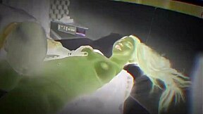 halloween blonde ninfetinha wrecked by huge black cock