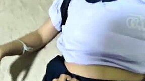 POV Thai student nong cherry homemade in my room naughty fun
