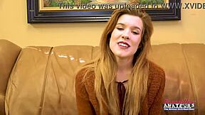 keaton milks candy corn sucking her shaved redhead pussy!