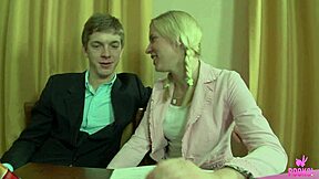 bratty bimbo tessa t makes milo p explode all over her pretty face!!