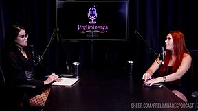 carla santos' hottest podcast moments with bia hot - sheer red tease