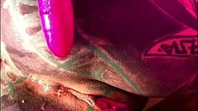 goth dreadlocks tattooed teen latex anal fisting solo dildo gape