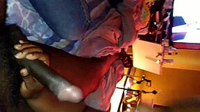 Sloppy Ebony Threesome BBW Deepthroats Big Black Cock Vs Slim
