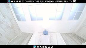 beautiful yume hanaoka sucks cock before vr fucking