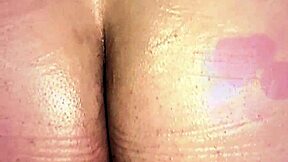 sexy brazilian sissy shemale stuffs tight ass with huge buttplug