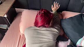 Stepbrother rips clothes and creampies petite redhead doggystyle rough