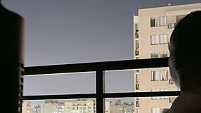 Nysdel Gives Epic Balcony Blowjob on Best Friend’s Boyfriend’s Huge Cock!