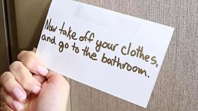 Blindfolded fuck doll ready to drain your thick cock?