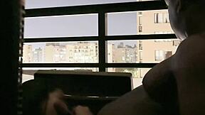 Nysdel Gives Epic Balcony Blowjob on Best Friend’s Boyfriend’s Huge Cock!