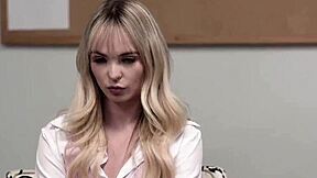 Latina Milf Boss Leads Foursome Licking with Petite Asian and Teen Employees