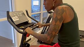 brazilian teen gym girl bends over for public anal pounding