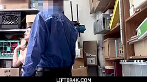 Lifter Caught By Officer Fucks Naughty Monica Sage In Office