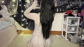 i spread shake my fat goth teen ass 🍑😈💦