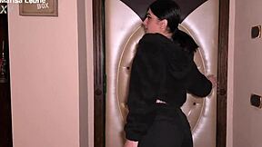 she GOES to friend's and GETS FUCKED in the bathroom