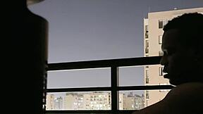 Nysdel Gives Epic Balcony Blowjob on Best Friend’s Boyfriend’s Huge Cock!