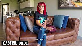 Petite 18yo Redhead Latina's Tight Ass Roughly Pounded By BWC Producer