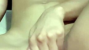 Petite solo teen fucks underwear tight pussy craves big cock
