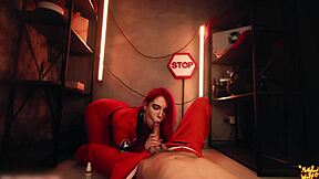 mollyredwolf's lethal company cosplay femdom rimjob tittyfuck creampie