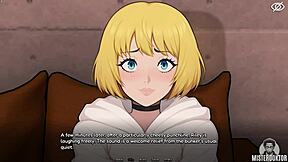 bunkered with horny femboy who fingers wet ass solo