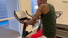 brazilian teen gym girl bends over for public anal pounding