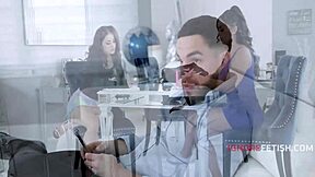 study partner caught bent over railed by stepbro doggystyle