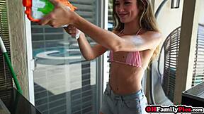 stepsis and bff double suck cock then crave hardcore pounding