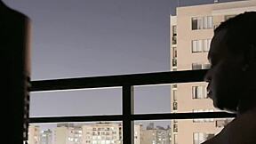 Nysdel Gives Epic Balcony Blowjob on Best Friend’s Boyfriend’s Huge Cock!