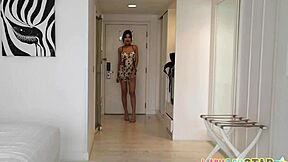 slim ladyboy enjoys hot anal creampie ride