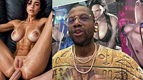 japanese christmas slut's face cum-drenched after tight ass pounding